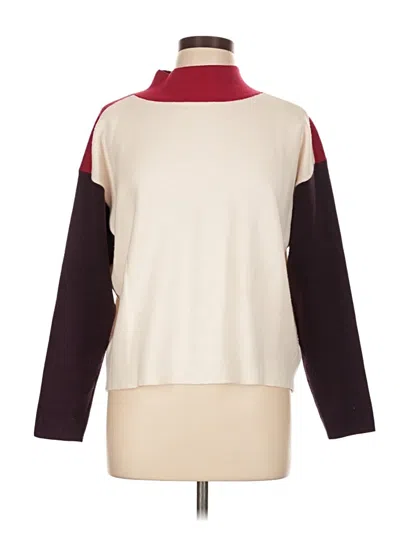 Pre-owned Maeve Turtleneck Sweater In Burgundy