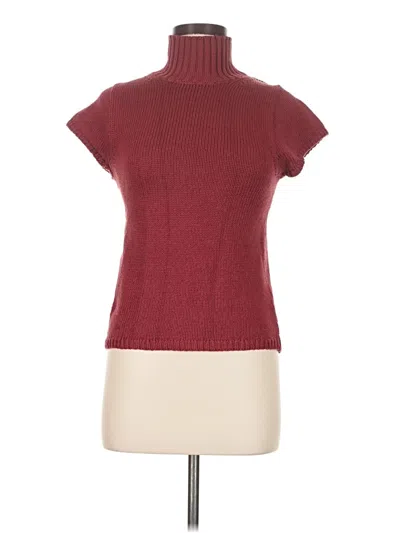 Pre-owned Maeve Turtleneck Sweater In Burgundy
