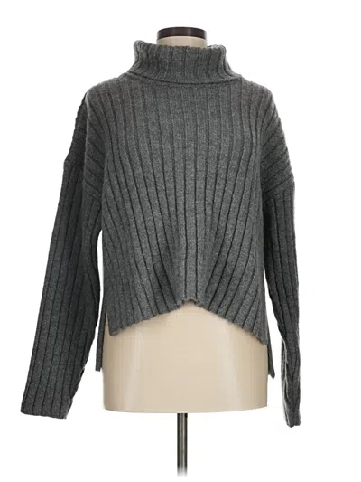 Pre-owned Maeve Turtleneck Sweater In Gray