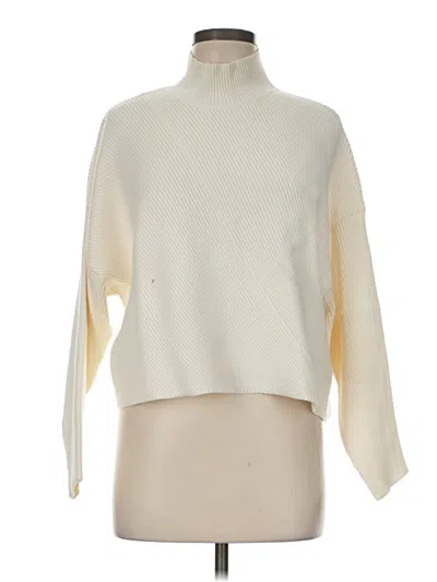 Pre-owned Maeve Turtleneck Sweater In Ivory