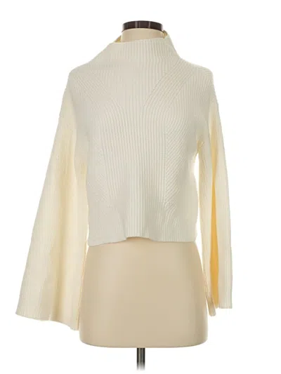 Pre-owned Maeve Turtleneck Sweater In Ivory