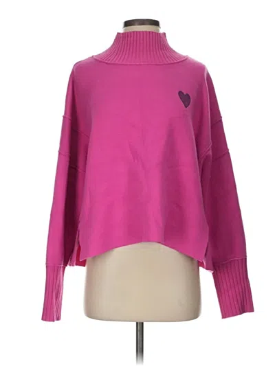 Pre-owned Maeve Turtleneck Sweater In Pink