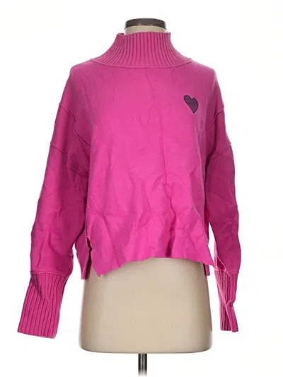 Pre-owned Maeve Turtleneck Sweater In Pink