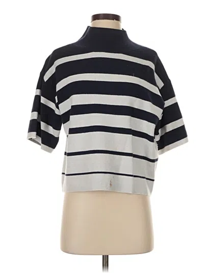 Pre-owned Maeve Turtleneck Sweater In Silver
