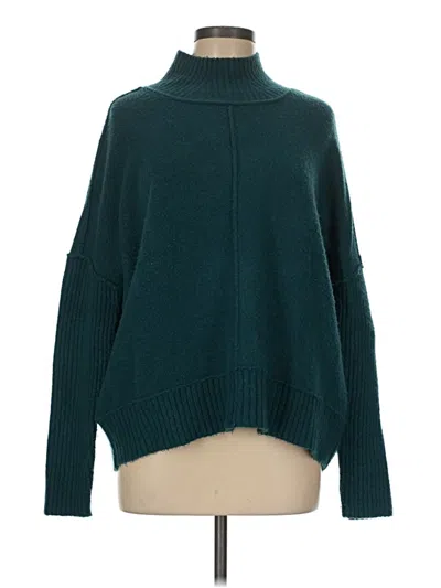 Pre-owned Maeve Turtleneck Sweater In Teal