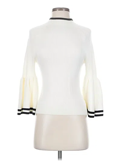 Pre-owned Maeve Turtleneck Sweater In White
