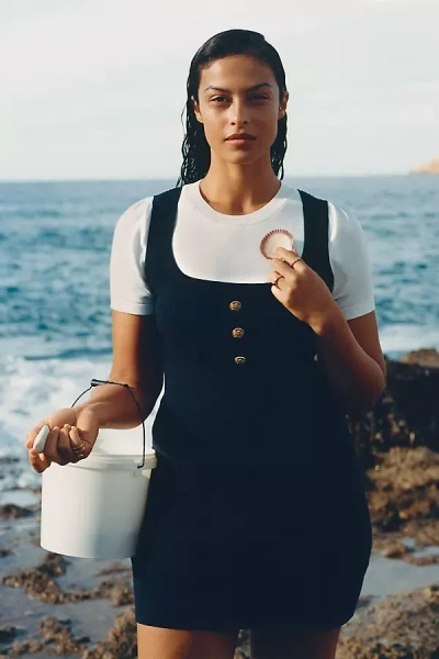 Maeve Twofer Double-breasted Mini Dress In Blue