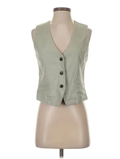 Pre-owned Maeve Vest In Green