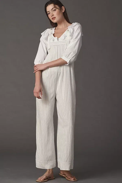 Maeve Waders Wide-leg Jumpsuit In Black