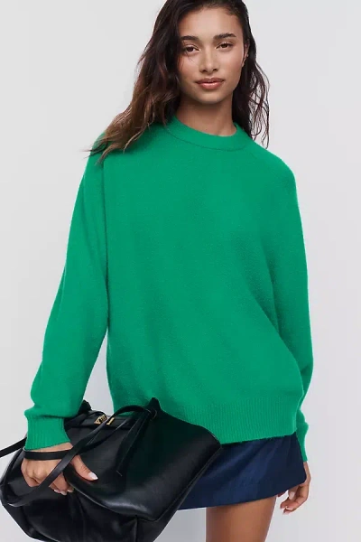 Maeve Wool Blend Sweater In Green