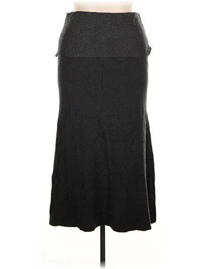 Pre-owned Maeve Wool Skirt In Gray