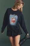 Maeve X Natalia Bagniewska Cocktail Sweatshirt In Blue
