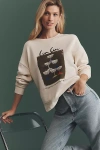 Maeve X Natalia Bagniewska Cocktail Sweatshirt In Neutral