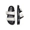 Mafalda Women's Black / White Francine Off-white Slides In Black/white