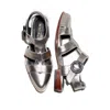 Mafalda Women's Eloah Silver Fisherman Sandals In Silver