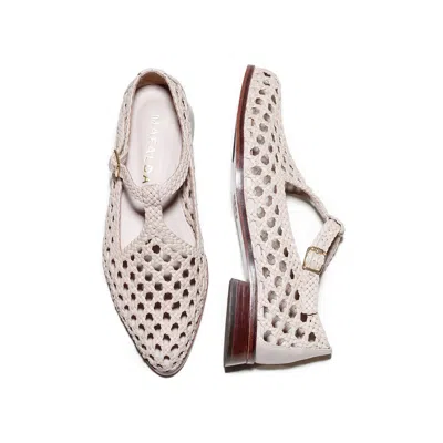 Mafalda Women's Helena Off-white Woven Flats