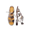 Mafalda Women's Magali Silver Tie-up Sandals In Silver