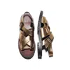 Mafalda Women's Martina Gold Strap Sandals In Gold