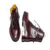 Mafalda Women's Neutrals Celina Burgundy Boots In Red