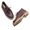 Mafalda Women's Neutrals Mia Burgundy Wallabee Boots In Red