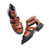 Mafalda Women's Pietra Havana Brown Flat Sandals In Brown
