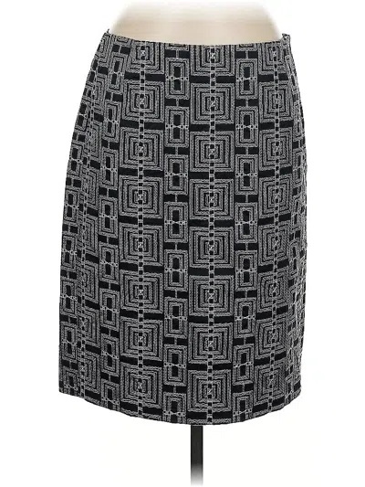 Pre-owned Mag By Magaschoni Casual Skirt In Gray