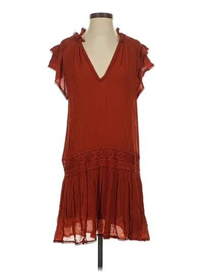 Pre-owned Magali Pascal Casual Dress In Burgundy