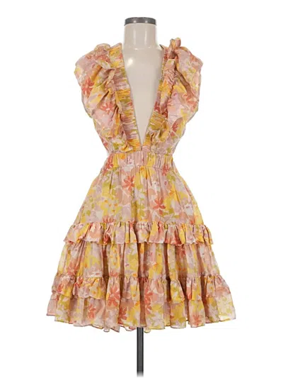 Pre-owned Magali Pascal Cocktail Dress In Yellow