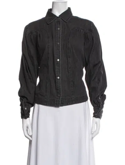 Pre-owned Magali Pascal Denim Jacket In Gray