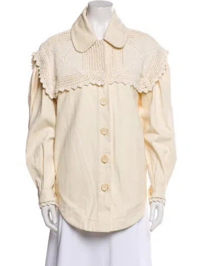 Pre-owned Magali Pascal Jacket In Neutral