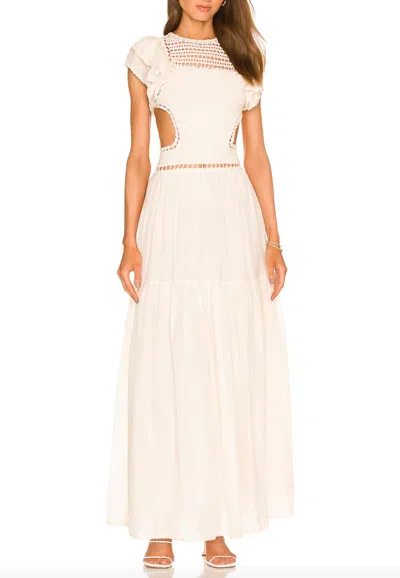 Magali Pascal Lottie Maxi Dress In Ivory In White