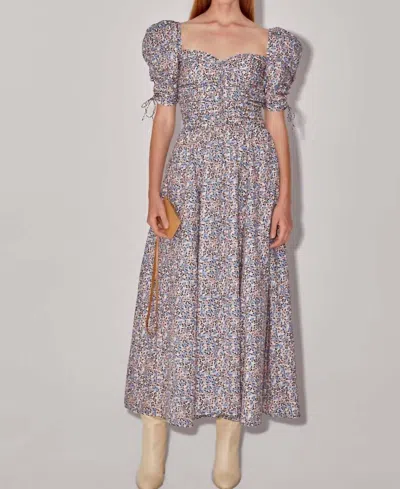 Magali Pascal Mariette Classic Dress In Liberty In Multi