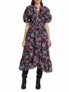 Magali Pascal Patricia Dress In Pristine Paisley Dark In Multi