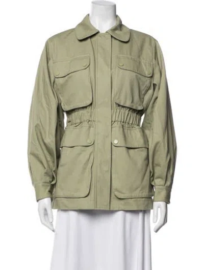 Pre-owned Magali Pascal Utility Jacket W/ Tags In Green