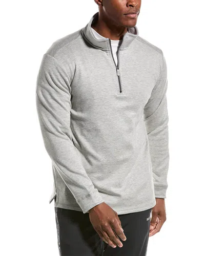 Magaschoni 1/4-zip Pullover In Grey