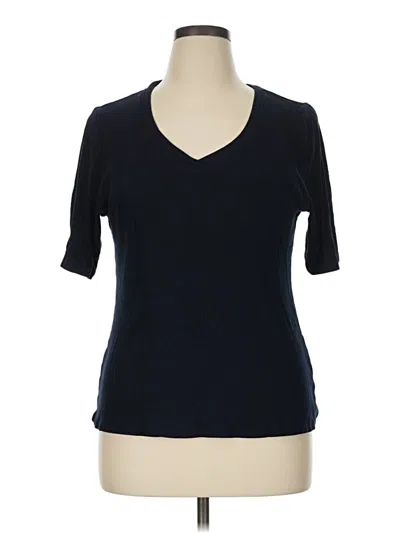 Pre-owned Magaschoni 3/4 Sleeve T-shirt In Blue