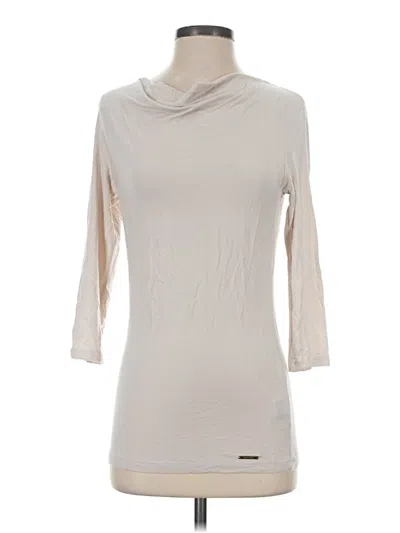 Pre-owned Magaschoni 3/4 Sleeve T-shirt In Ivory
