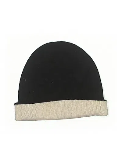 Pre-owned Magaschoni Beanie Hat In Black