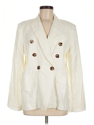 Pre-owned Magaschoni Blazer Jacket In Ivory