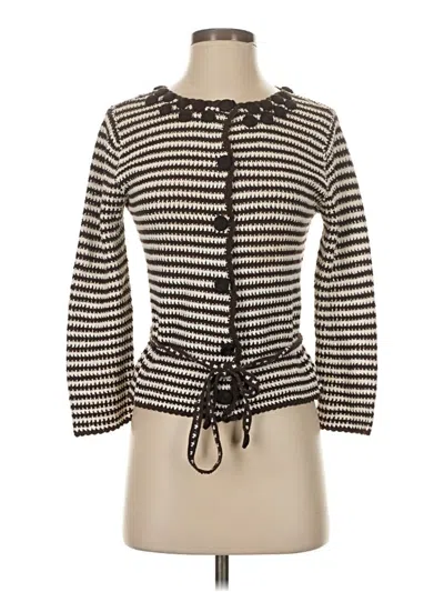 Pre-owned Magaschoni Cardigan Sweater In Black