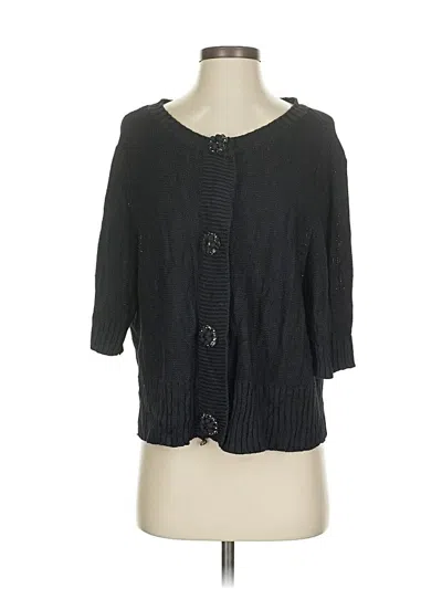 Pre-owned Magaschoni Cardigan Sweater In Black