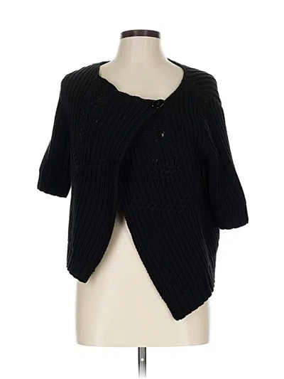 Pre-owned Magaschoni Cardigan Sweater In Black