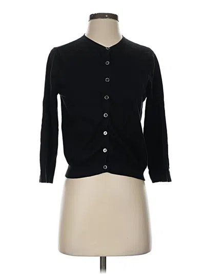 Pre-owned Magaschoni Cardigan Sweater In Black
