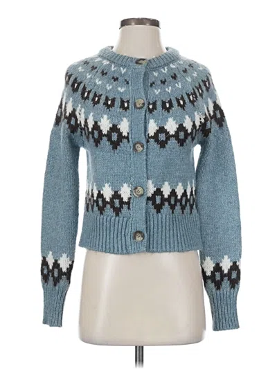 Pre-owned Magaschoni Cardigan Sweater In Blue