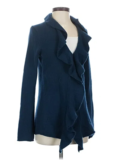 Pre-owned Magaschoni Cardigan Sweater In Blue