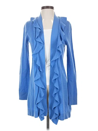 Pre-owned Magaschoni Cardigan Sweater In Blue
