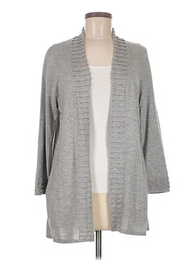 Pre-owned Magaschoni Cardigan Sweater In Gray