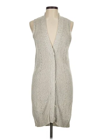Pre-owned Magaschoni Cardigan Sweater In Gray