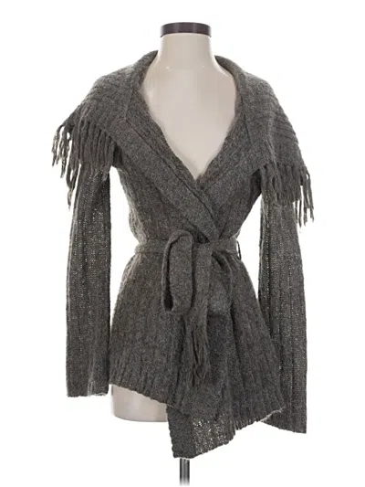 Pre-owned Magaschoni Cardigan Sweater In Gray