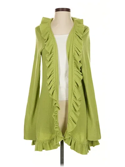 Pre-owned Magaschoni Cardigan Sweater In Green